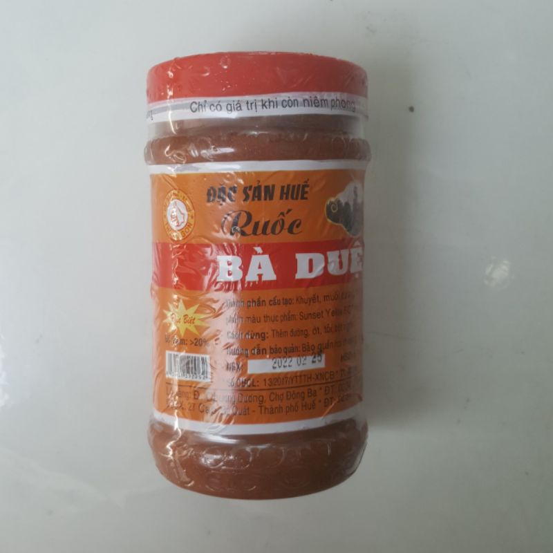 Mắm ruốc huế Bà Duệ hủ lớn 400g