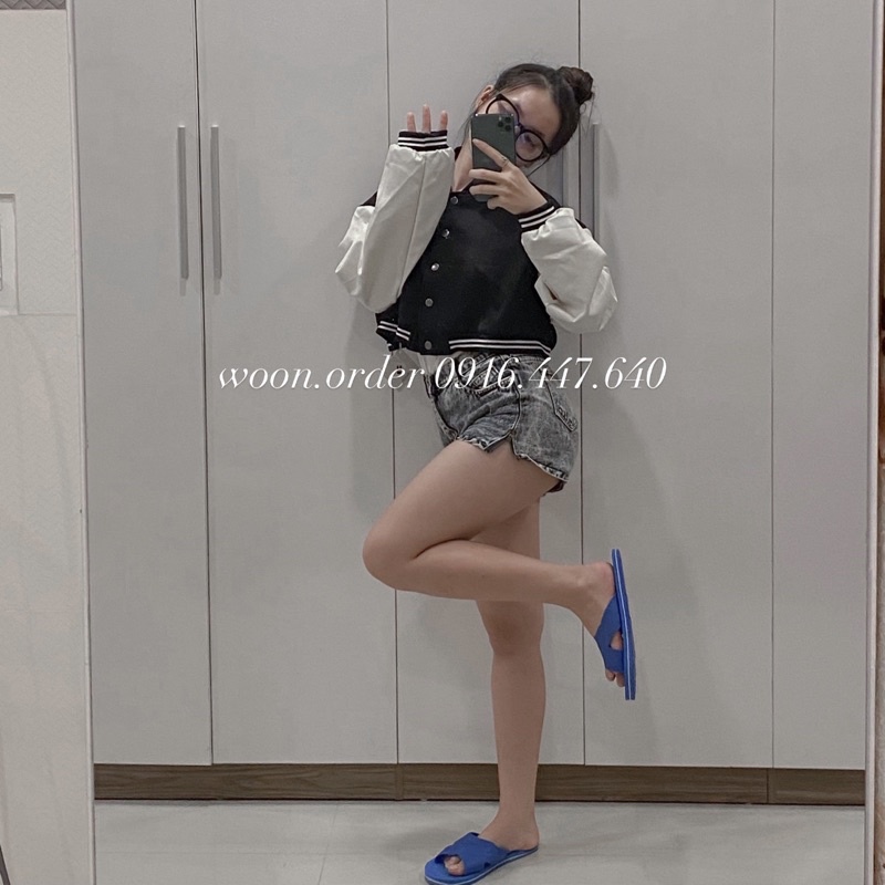 ÁO KHOÁC BOMBER CROPTOP NỮ