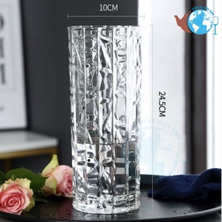 Bình bông lọ hoa trang trí kim cương sang trọng cao cấp 25 cm - lọ hoa trang trí