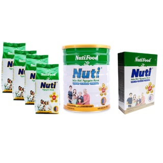 Sữa bột Nutifood nguyên kem túi/hộp/lon thiếc 400g/900g