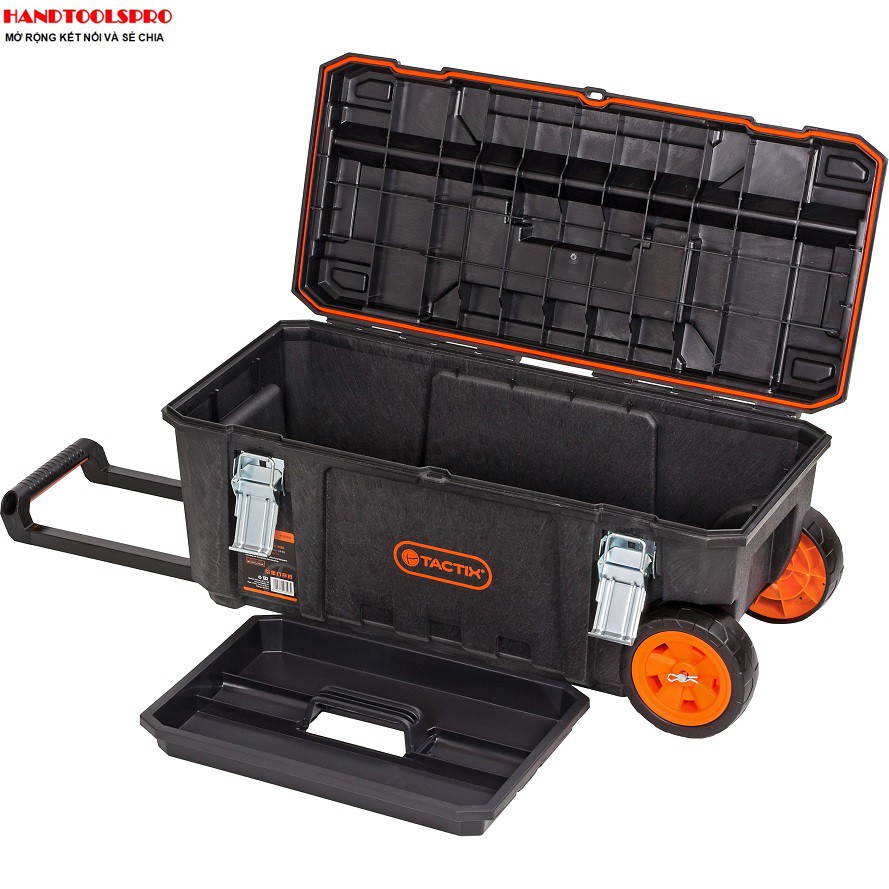 Hộp đựng kết hợp bánh xe TACTIX 320394 71.2 x 33.6 x 30 cm