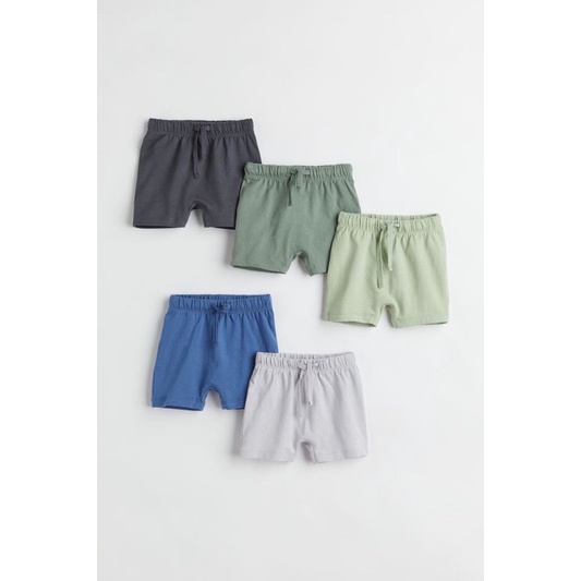 Set 5 quần đùi bé trai bé gái HM auth