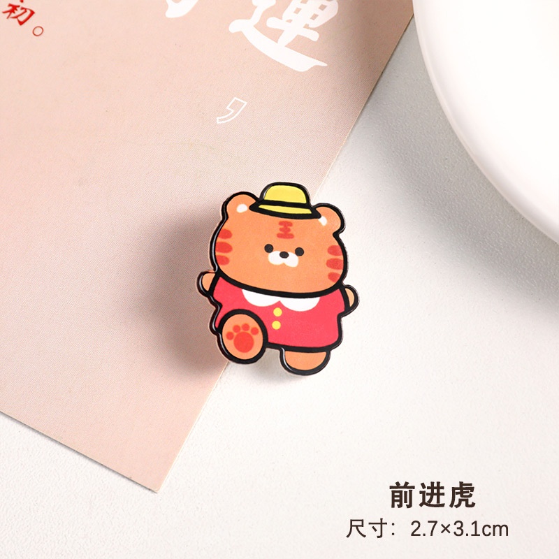 Ghim Cài Áo Hình Chú Hổ Hoạt Hình Dễ Thương