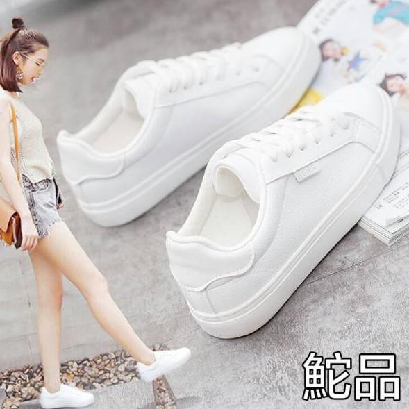 Giày Sneaker Beier Kr010 Màu Trắng / Đen / Hồng Cho Nữ