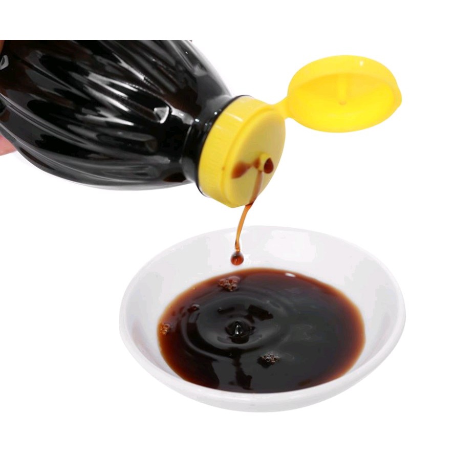 Nước tương đậu nành thanh vị Hương Việt chai 500ml