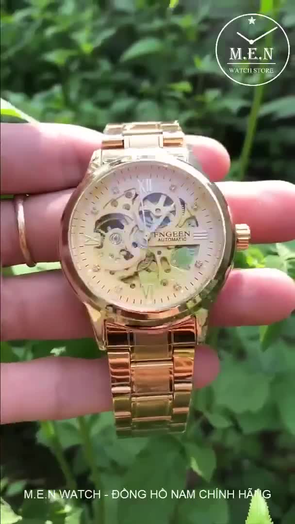 Đồng Hồ Cơ Nam Fngeen 6018 Đính Đá Sang Trọng Chống Nước | BigBuy360 - bigbuy360.vn