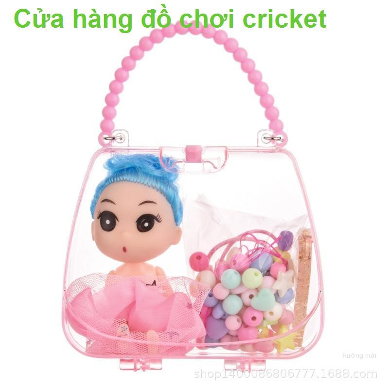 Bộ túi xách trẻ em | đồ chơi xếp hình hạt cườm cô gái bán buôn nguyên liệu búp bê handmade