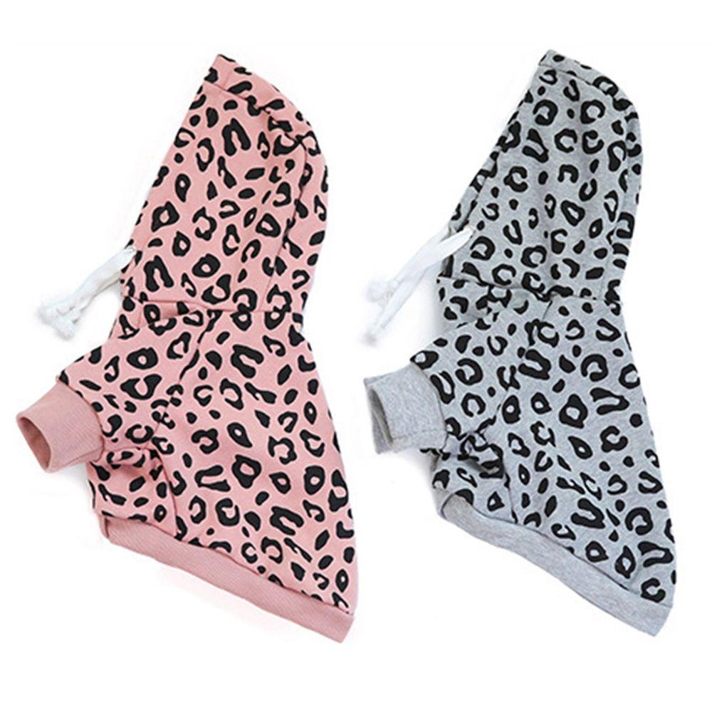 Áo Khoác Giữ Ấm Họa Tiết Da Báo Dễ Thương Dành Cho Cún Cưng