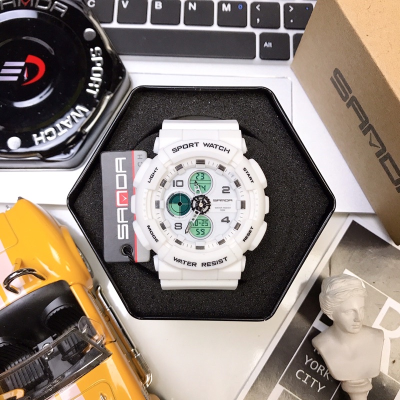 Đồng hồ Nam thể thao Sanda 6027 unisex full box chính hãng