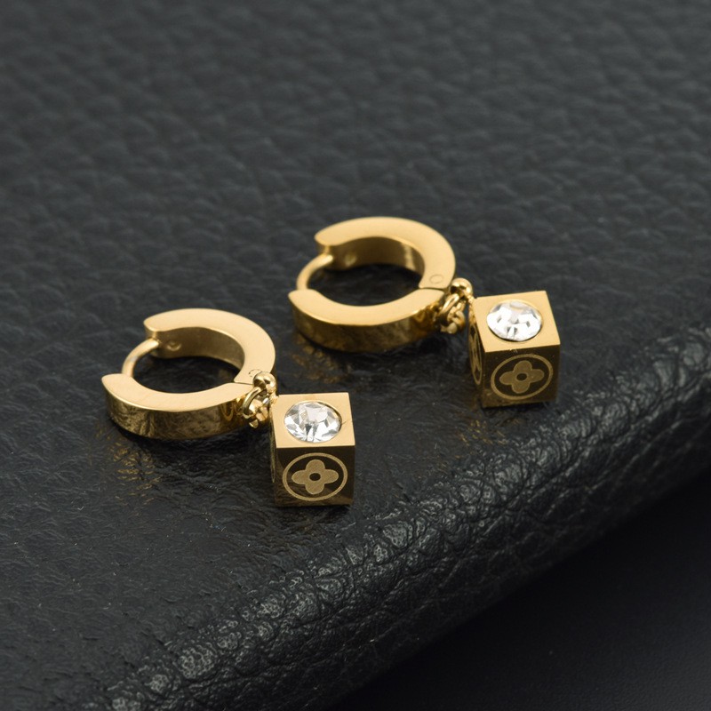 Bông Tai Inox Phong Cách Hip Hop Âu Mỹ