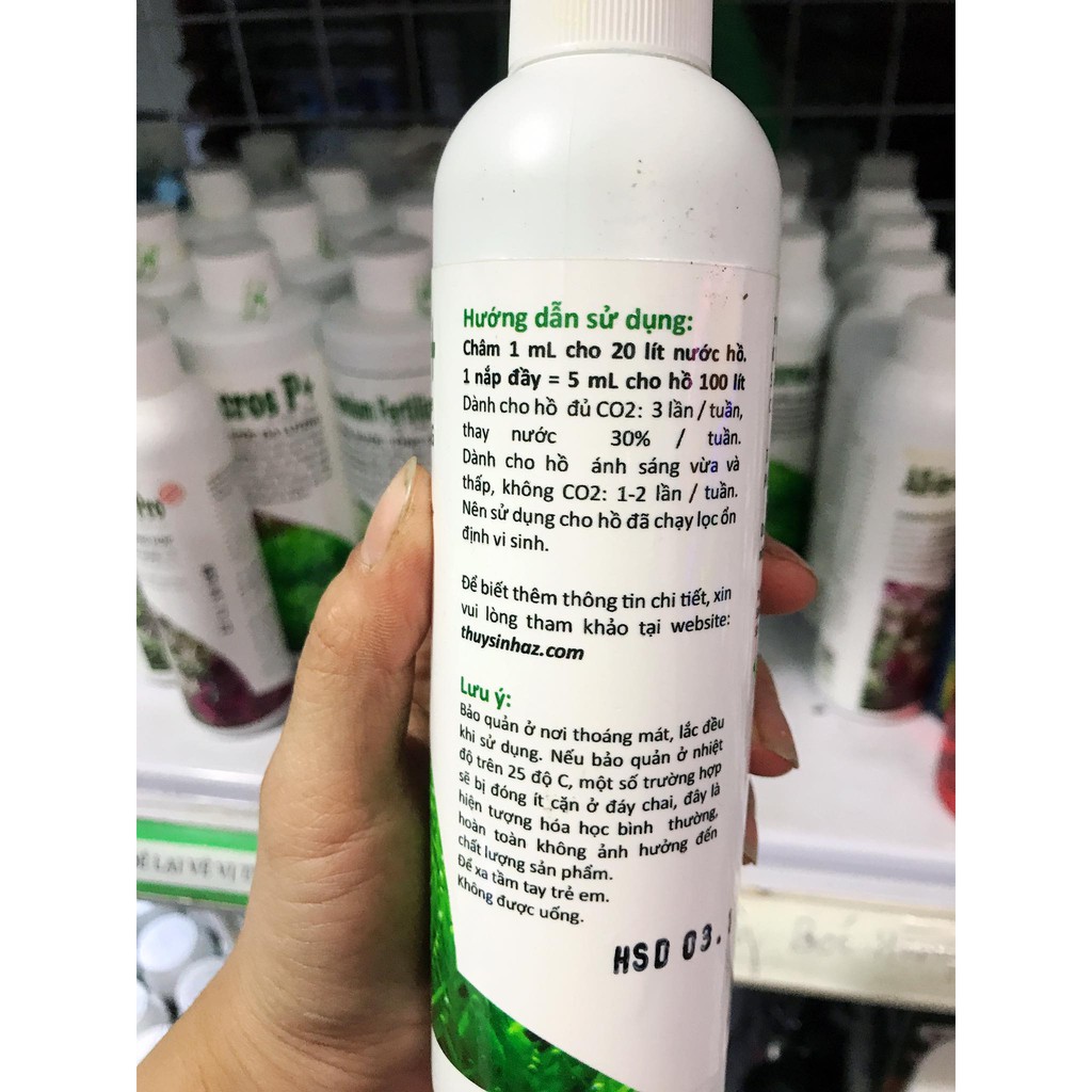 Macros K+ -Phân nước cung cấp đa lượng Kali