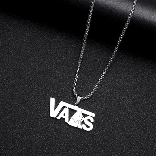 Dây Chuyền Mặt Kim Loại Khắc Chữ Sáng Tạo Độc Đáo Thích Hợp Cho Cả Nam Nữ