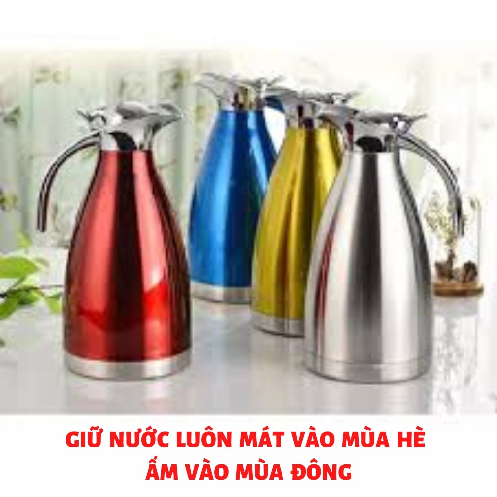 Bình Giữ Nhiệt INOX 2 Lớp Giữ Nhiệt 24H CHÍNH HÃNG KHÔNG RỈ