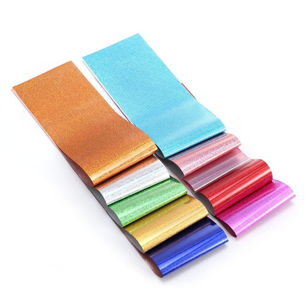 [Hàng mới về] 10 Miếng dán tráng gương trang trí móng tay nghệ thuật thủ công