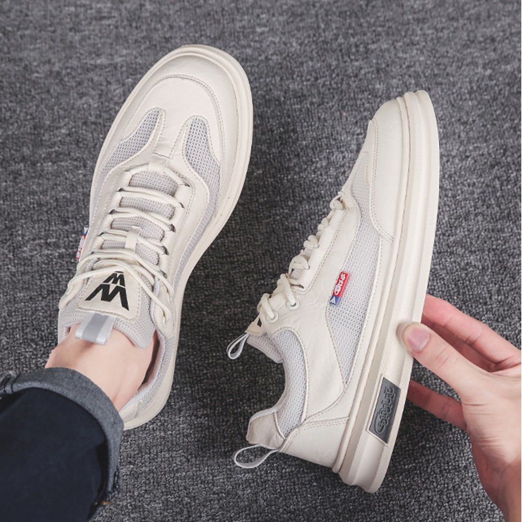 Giày Thể Thao Nam KATEZA36 Giày Sneaker Nam Cổ Thấp Siêu Thoáng Khí Đi Êm Gọn Nhẹ TKT STORE Size (39-43)