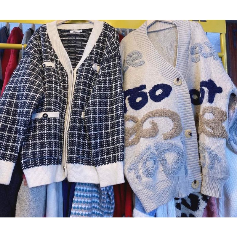 Cadigan khoác len hàn