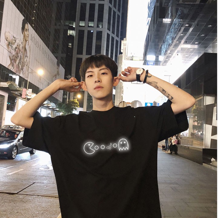 ÁO THUN TAY LỠ PHẢN QUANG NAM NỮ PACMAN