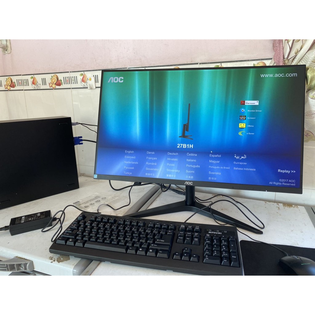 Màn hình AOC 27B1H/74 27 inches FHD IPS - Hàng chính hãng