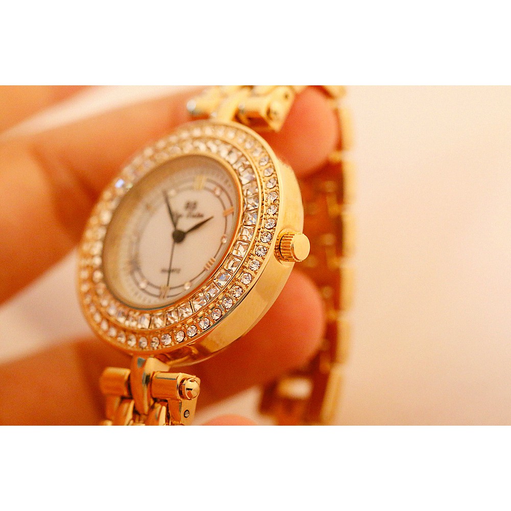 [HÀNG CHÍNH HÃNG] Đồng hồ nữ Bee Sister FA1559 dây thép đặc ko gỉ size to sang trọng | BigBuy360 - bigbuy360.vn