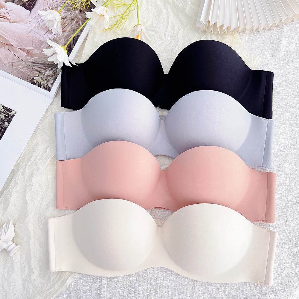 Áo Ngực Không Dây Không Gọng Không Đường May Thiết Kế Hở Lưng Quyến Rũ Cho Nữ