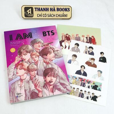 Sách - I am BTS - Truyện tranh bản tiếng Việt (Kèm Sticker và postcard) - Khám phá hành trình vươn tới ước mơ của BTS