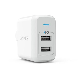 Sạc anker 2 cổng 24w trắng