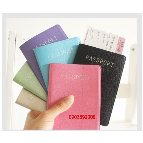 [HCM] Bao bọc hộ chiếu - passport da PU kiểu unisex