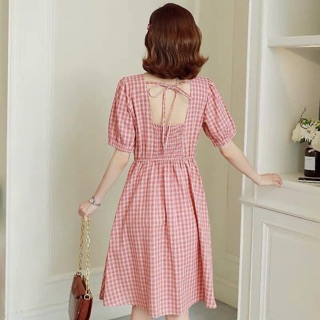 Váy hở lưng khoá dọc cho con bú