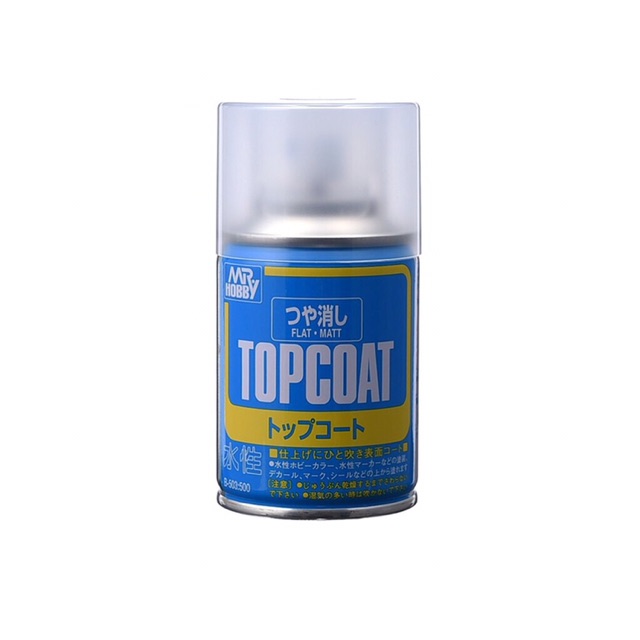 Bình Xịt Topcoat Bóng Mờ - Sơn Phủ Mr.Hobby Topcoat Flat (Mờ) B503 - Semi Glos B502- Gloss (Bóng) B501 88ml