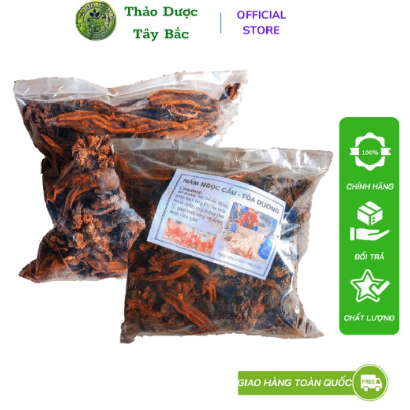 Nấm ngọc cẩu khô( nấm toả dương) ngâm rượu hàng đẹp gói 1kg