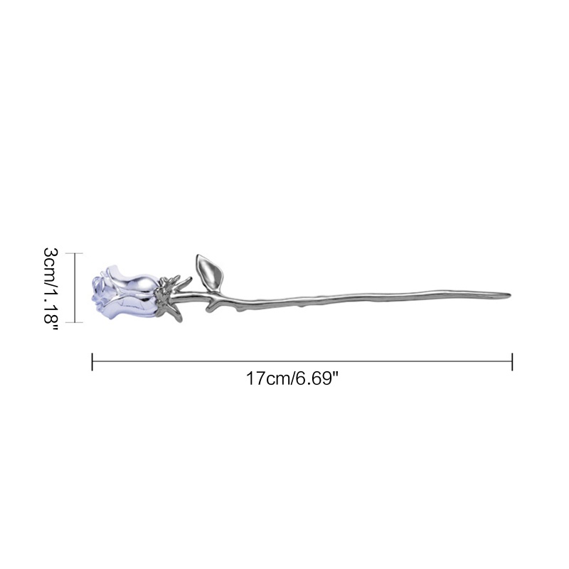 Trâm Cài Tóc Hình Hoa Hồng Bằng Hợp Kim Dành Cho Nữ