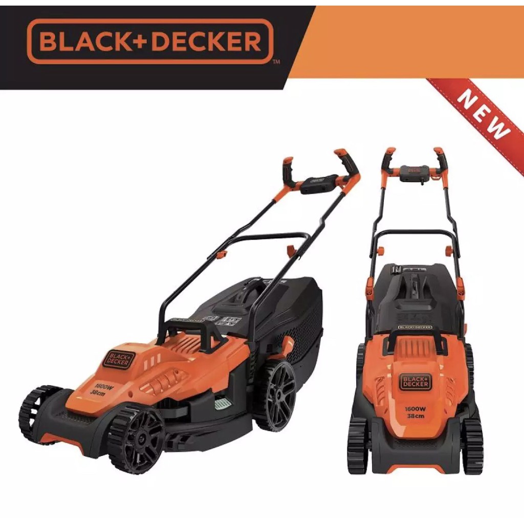 1600W Máy cắt cỏ xe đẩy 38cm Black+Decker BEMW471BH-B1 (thay thế cho EMAX38)