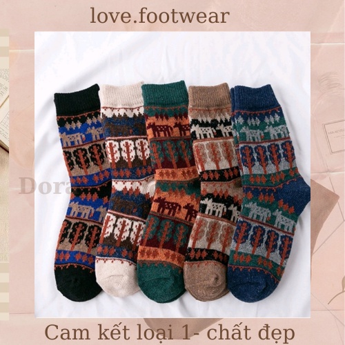 SET 5 ĐÔI TẤT THỔ CẨM M15 THÔNG