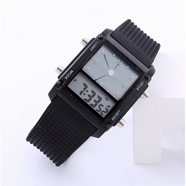 Đồng hồ nam điện tử 2 màn hình cá tính