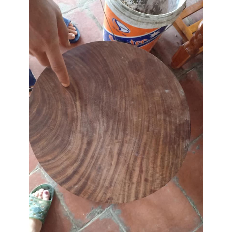 Thớt gỗ nghiến không tâm 30cm x5cm