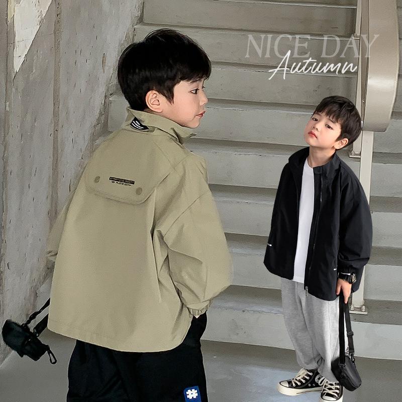 Áo Khoác Dáng Rộng Phong Cách Hàn Quốc Thời Trang Mùa Thu Mới Cho Bé Trai