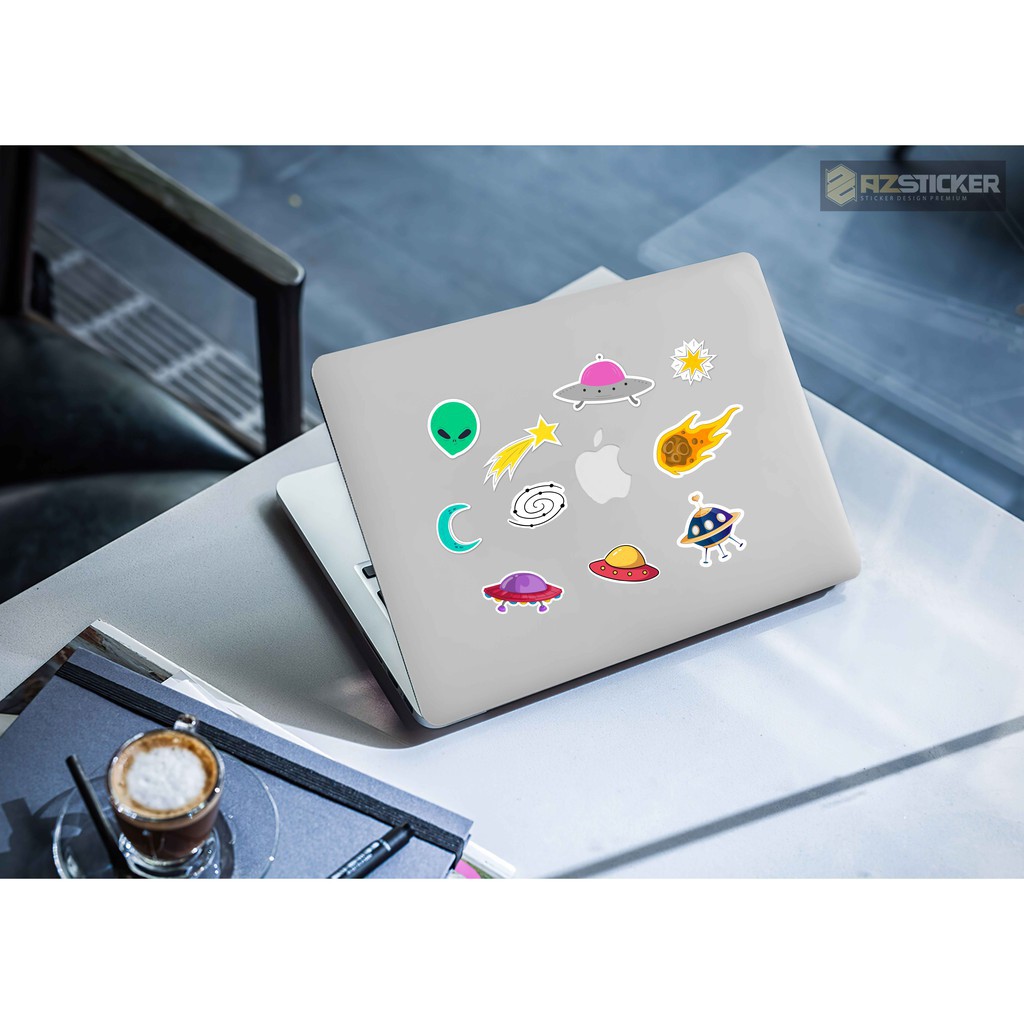 [Siêu Rẻ] Sticker Phi Hành Gia | Dán Nón Bảo Hiêm, Điện Thoại, Laptop, Bình Nước...Chống Nước, Chống Bay Màu