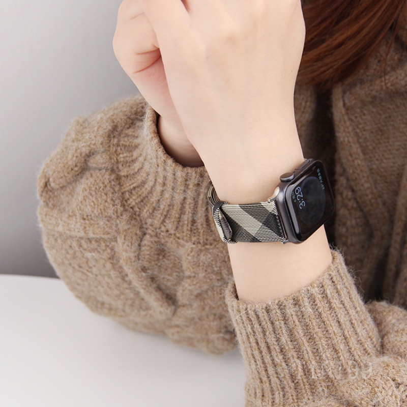 Dây Đeo Bằng Da Thật Cao Cấp 45mm Cho Apple Watch Series 7/SE/6/5/4/3/2 38/41/40/42 44mm