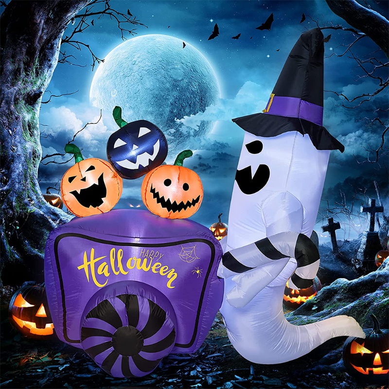 Khuôn Silicone Làm Mặt Dây Chuyền Hình Quả Bí Ngô Halloween