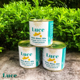 Bắp ngô ngọt hữu cơ đóng hộp LUCE 340g