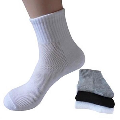 Set 5 đôi vớ thể thao cotton giữ ấm thời trang