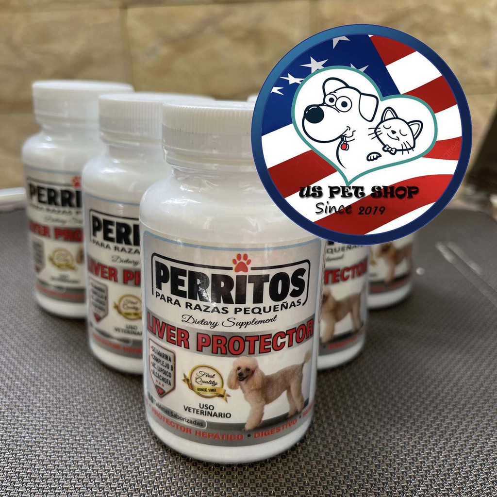 Viên LIVER PROTECTOR - Giúp Bảo Vệ Gan, Thải độc Gan Chó nhỏ (Hàng USA)