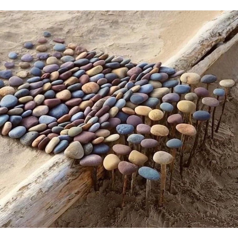 Đá Cuội Trang Trí Tiểu Cảnh Siêu Đẹp 1KG