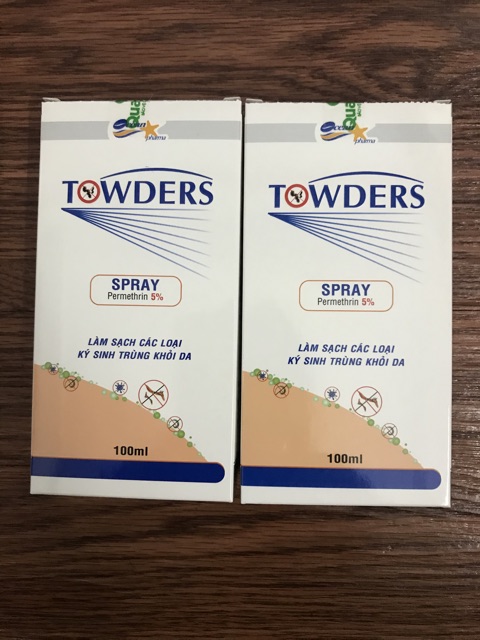 Chai xịt ghẻ Towders spray 100ml-mẫu mới | BigBuy360 - bigbuy360.vn
