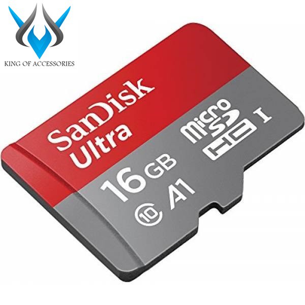 Thẻ nhớ MicroSDHC SanDisk Ultra A1 16GB Class 10 U1 98MB/s box Anh (Đỏ)