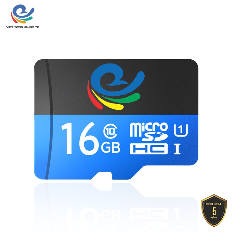 Thẻ Nhớ 16GB -Vietstar Chuyên Dành Cho Camera Wifi, Dung Lượng Đủ Bảo Hành 12 Ttháng
