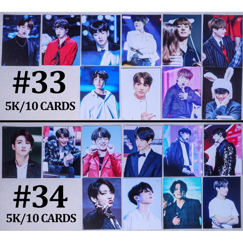 (Có sẵn) Sale set card JUNGKOOK BTS 2 | BigBuy360 - bigbuy360.vn
