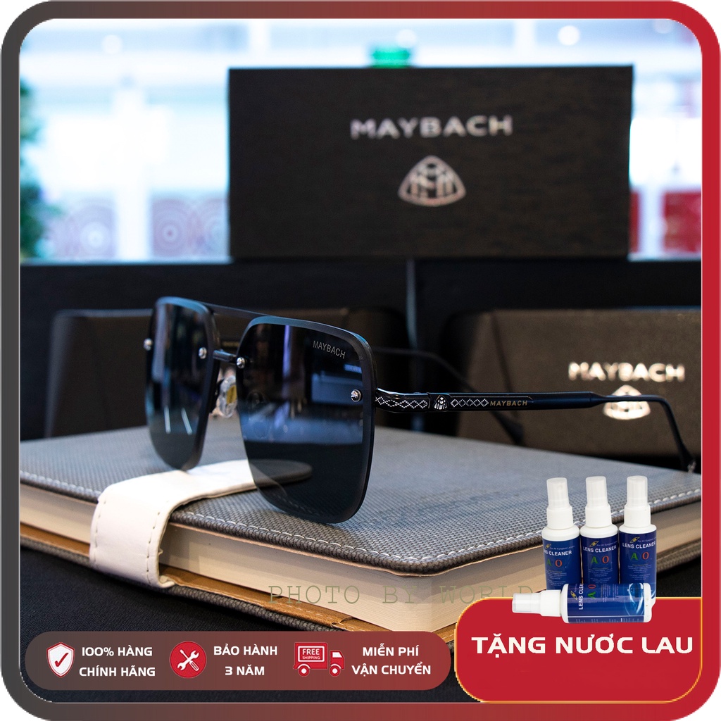 Kính mát nam cao cấp MB3 full box, bảo hành 12 tháng, tròng Polarized cường lực, chống chói
