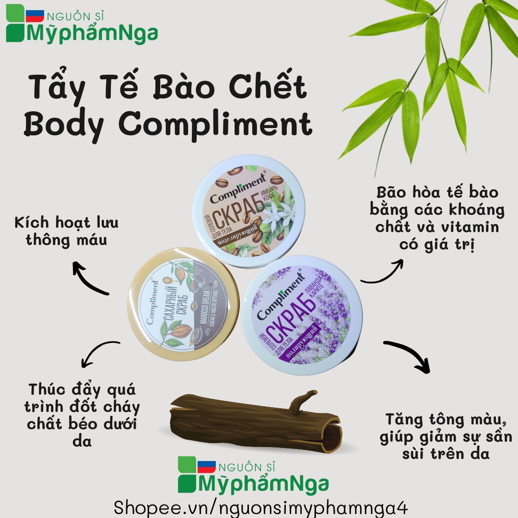 Tẩy Da Chết Body Compliment 200ML