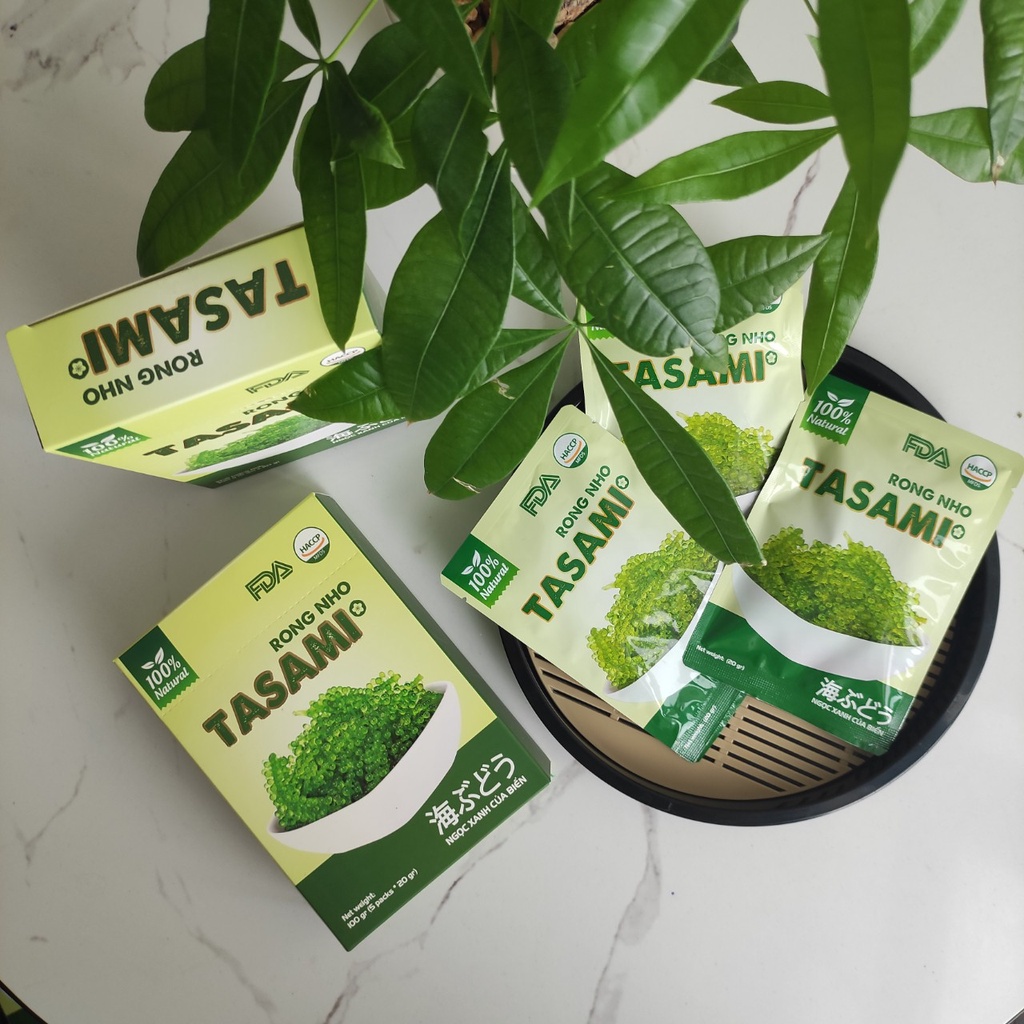 Rong Nho Tách Nước Tươi Tasami Giàu Dinh Dưỡng  20g/ gói